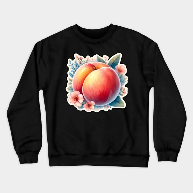 Peach Blossom Symphony Crewneck Sweatshirt by CAutumnTrapp